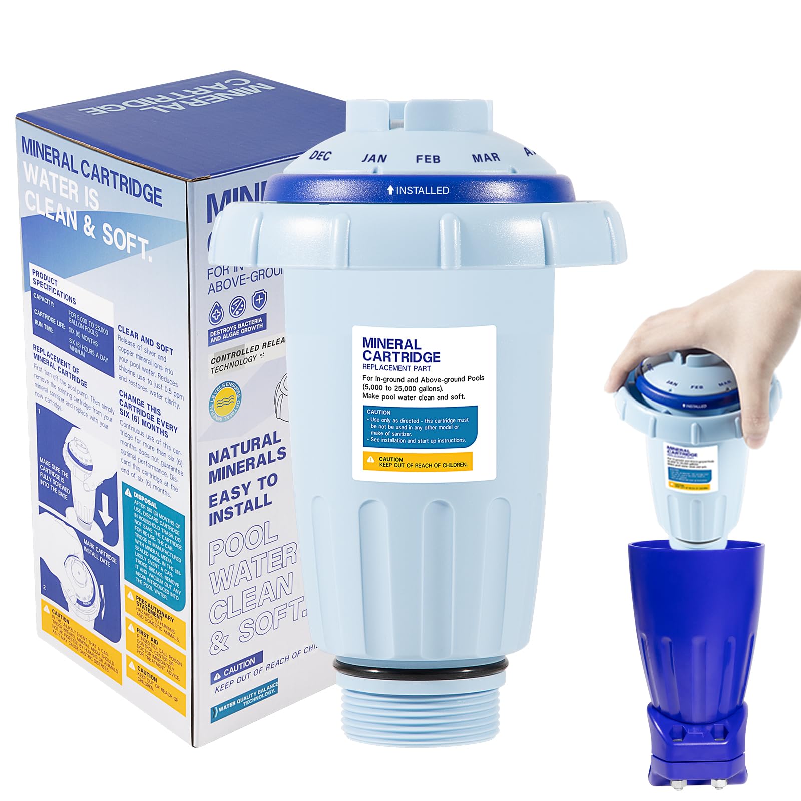 Sunluway front packaging showing replacement cartridge and fit information for easy identification