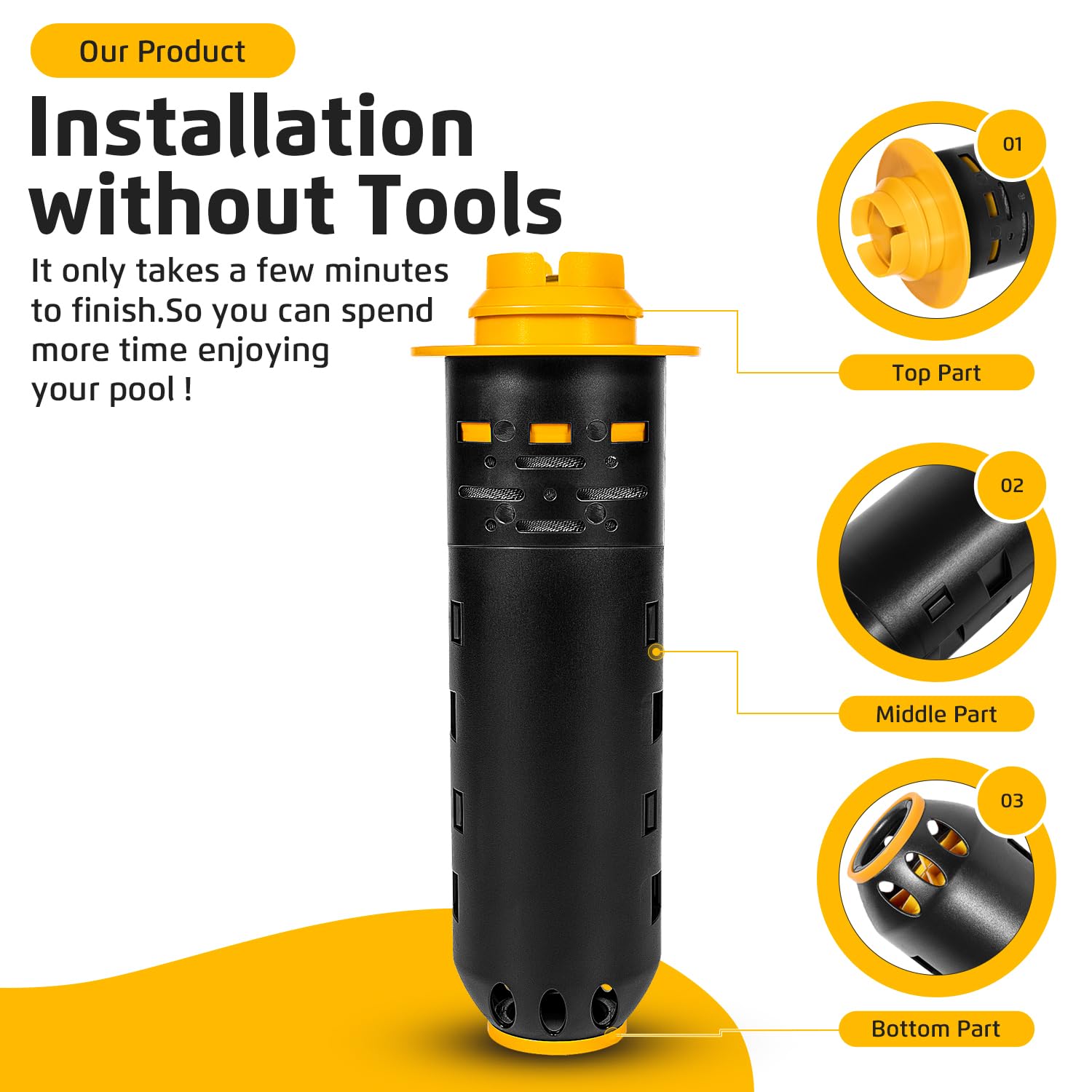 Sunluway cartridge installed in DuoClear Fusion vessel for easy replacement