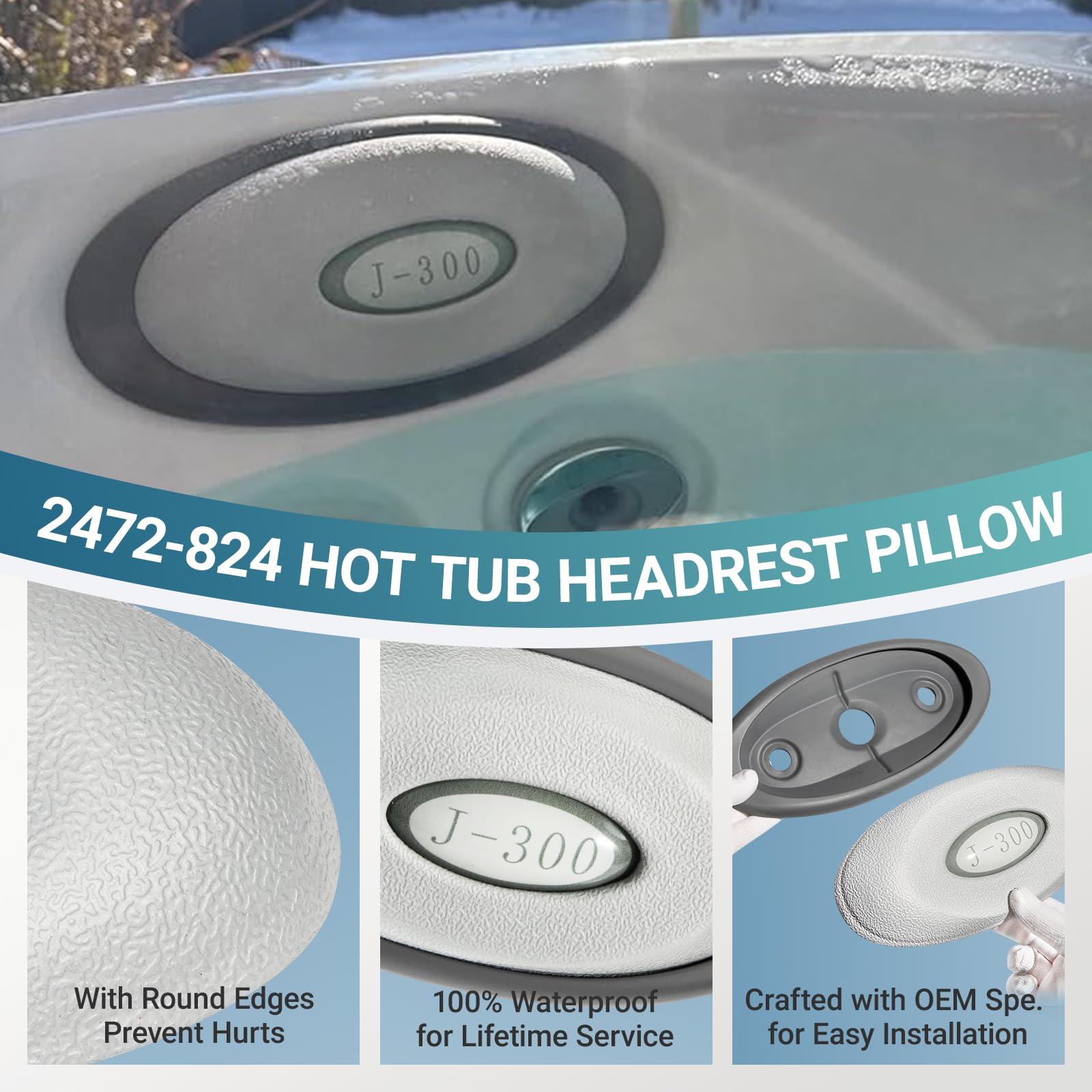 Sunluway pillow next to hand to show scale and user-friendly size