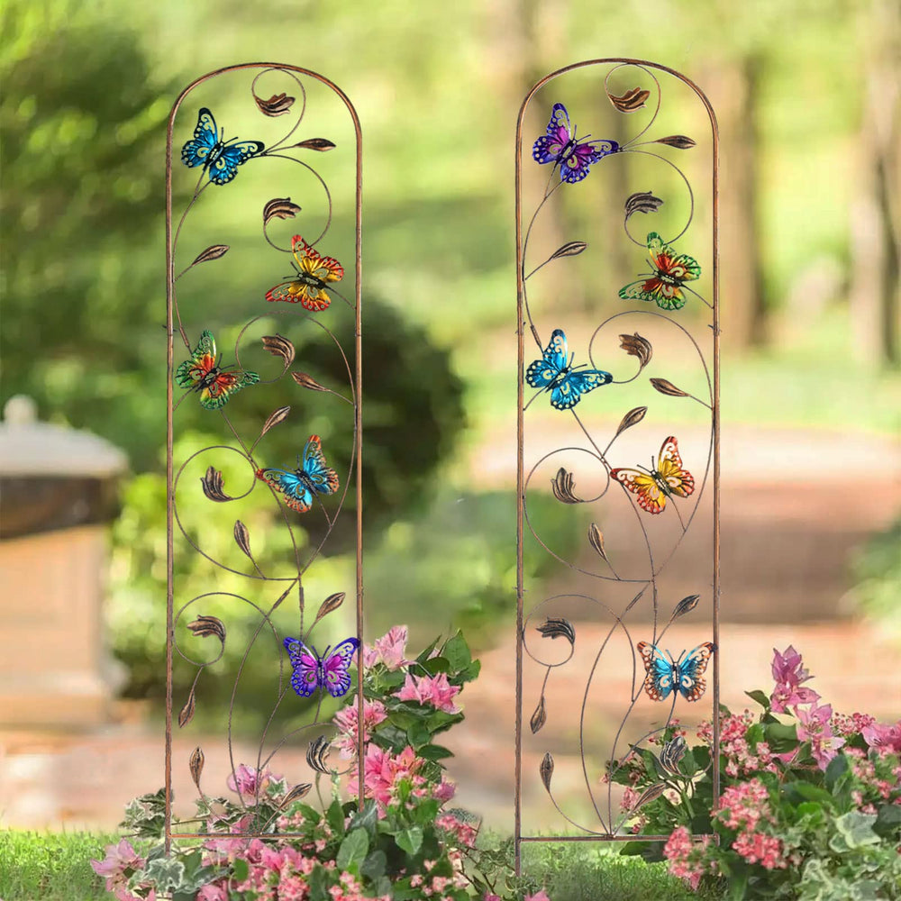 SUNNYPARK trellis displayed on patio enhancing outdoor décor and vertical interest