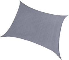 SUNNY GUARD front view of rectangle sail showing full coverage benefit