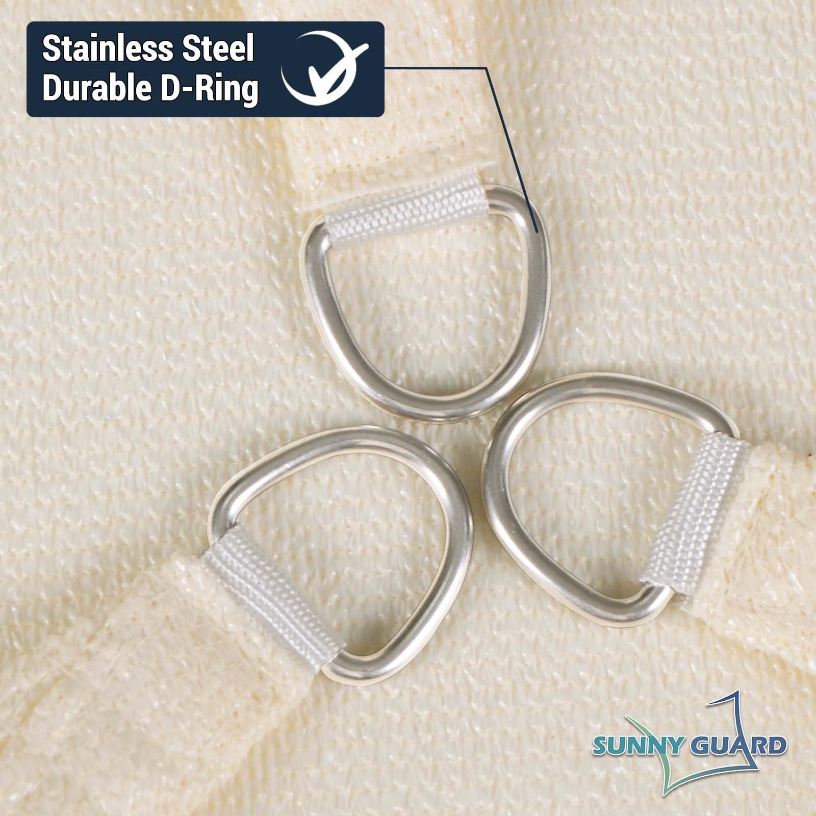 SUNNY GUARD included thickened ropes and starter accessories for setup