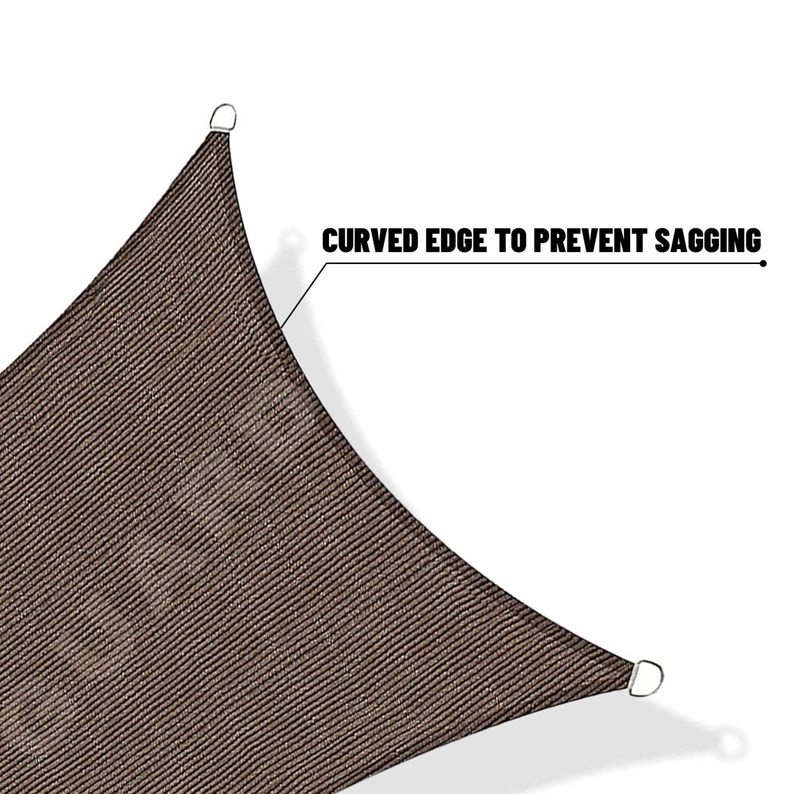 SUNNY GUARD shade sail stretched over pool area for sunlight control and comfort