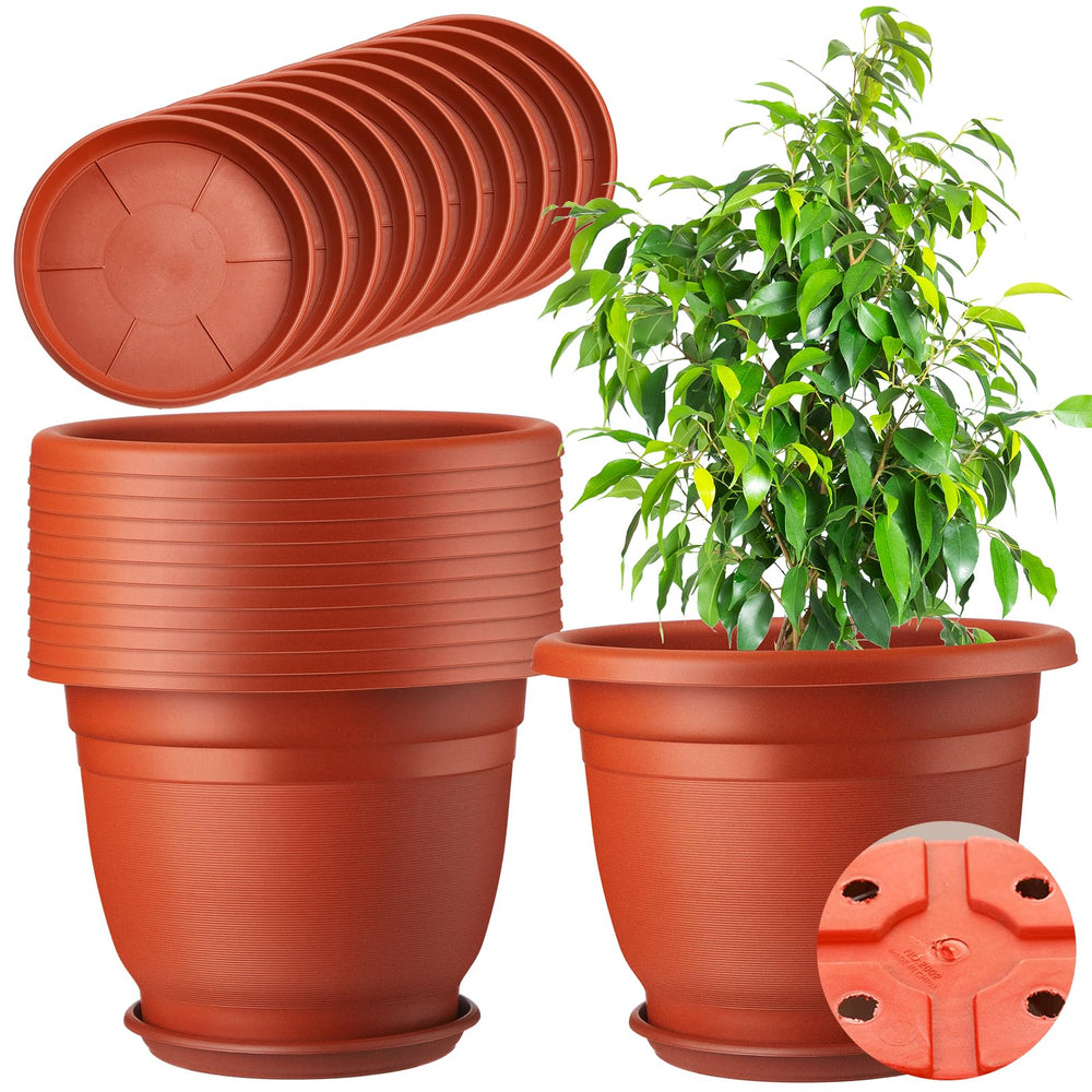 Sunnychicc front view brown planter showing clean modern look and versatility