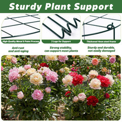 Sunnychicc grid top with plant stems growing through for tidy support