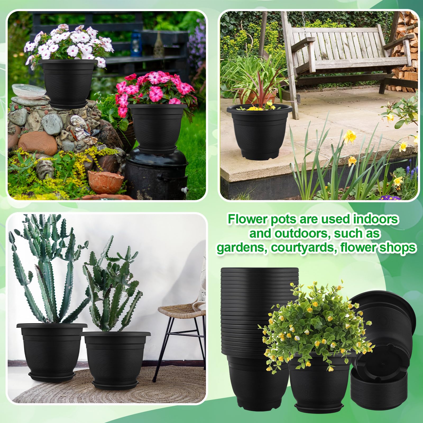 Sunnychicc pots staged in living room showing decorative appeal and surface protection