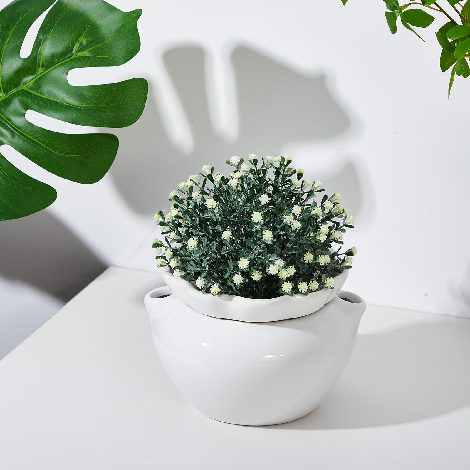 Sunnychicc two pot set staged on shelf highlighting matching pair convenience