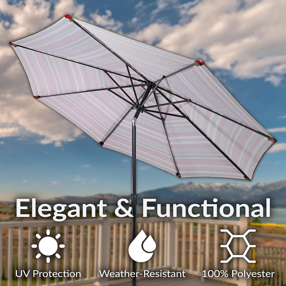 Sunnydaze canopy fabric texture detail showing durable polyester and fade resistance