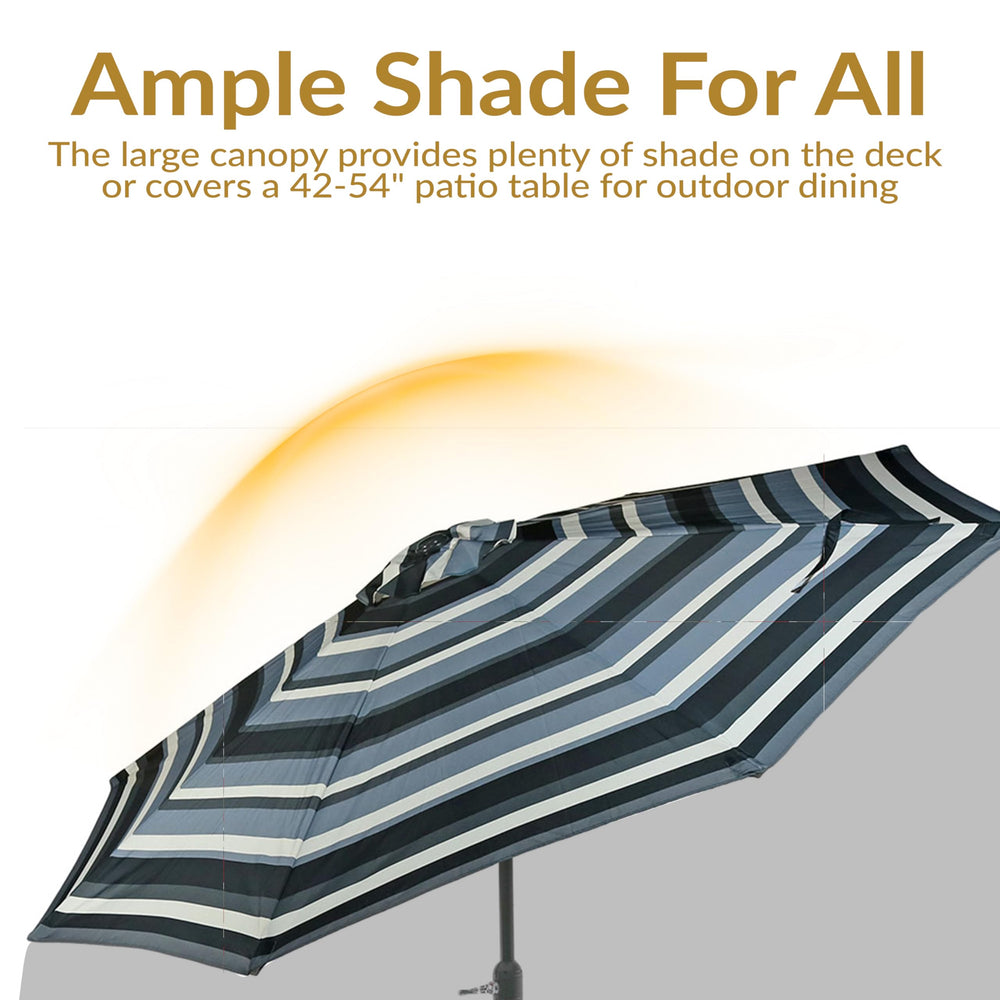 Sunnydaze crank handle image showing smooth opening and closing benefit