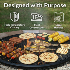 Sunnydaze close-up mesh pattern delivering better sear and heat flow