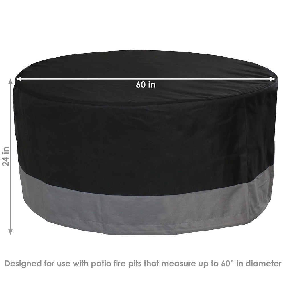 Sunnydaze Decor drawstring and toggle detail for secure fit