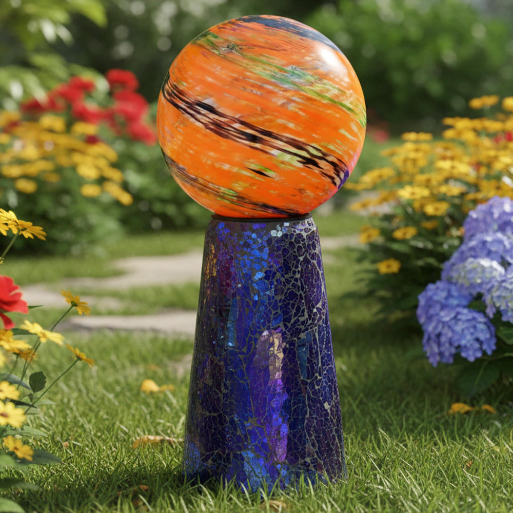 Sunnydaze Decor felt rim close-up protecting globe from scratches and shifting