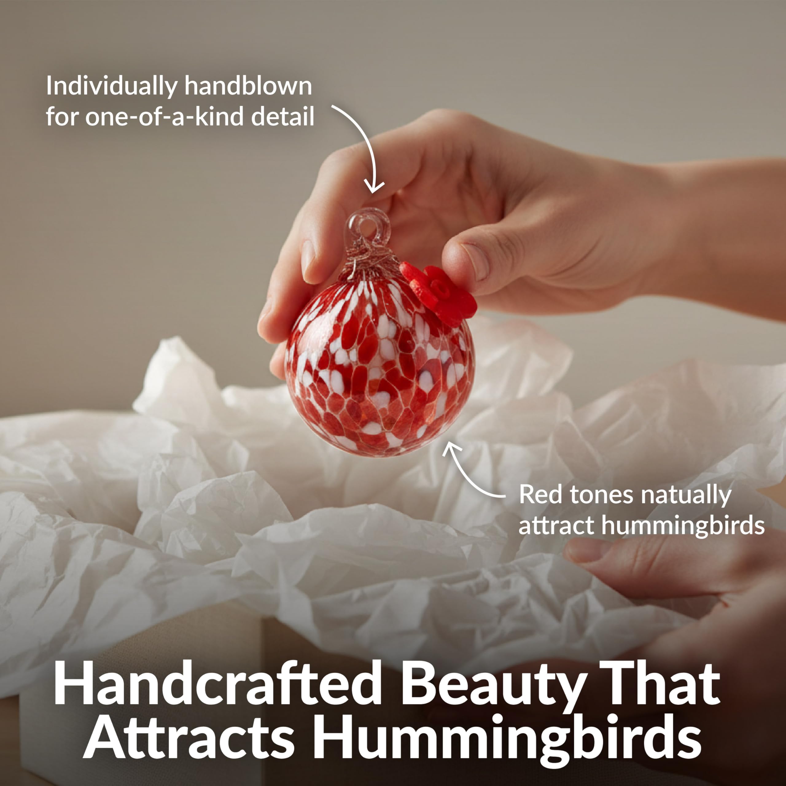 Sunnydaze red flower silicone port detail for easy feeding and cleaning