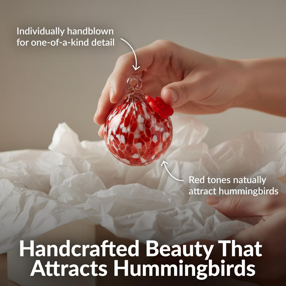Sunnydaze red flower silicone port detail for easy feeding and cleaning
