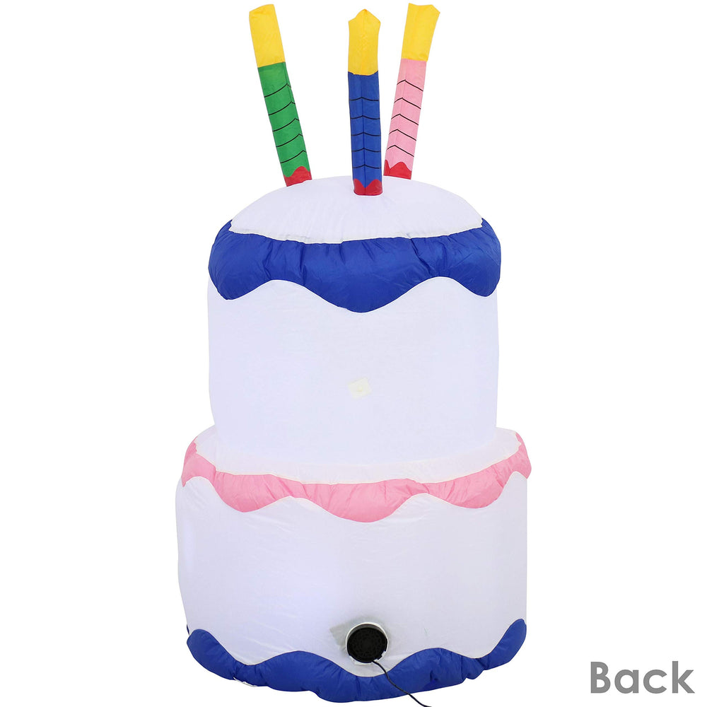 Sunnydaze deflated cake folded for compact storage and easy transport
