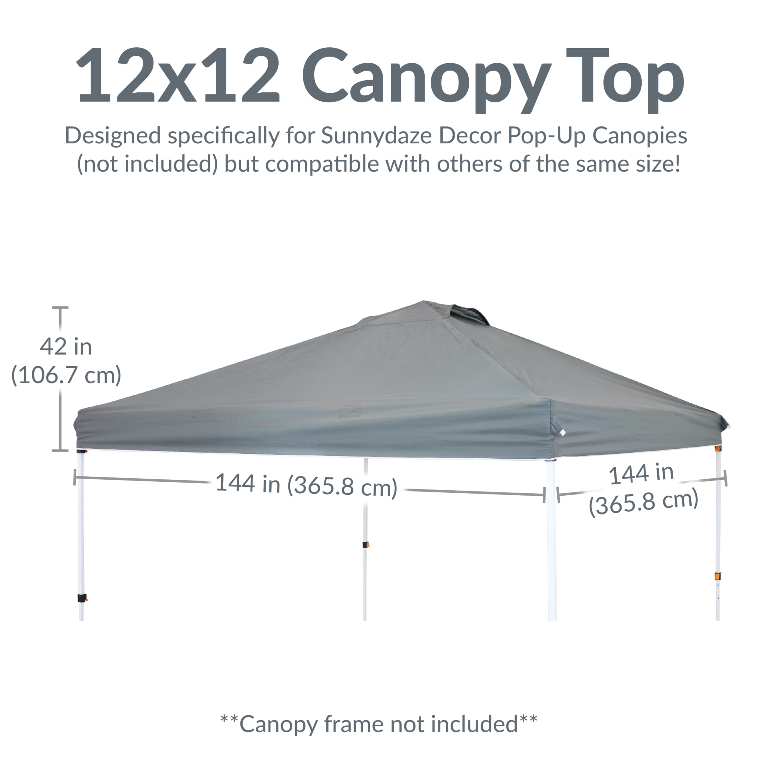 Sunnydaze folded packed top demonstrating portability and easy transport