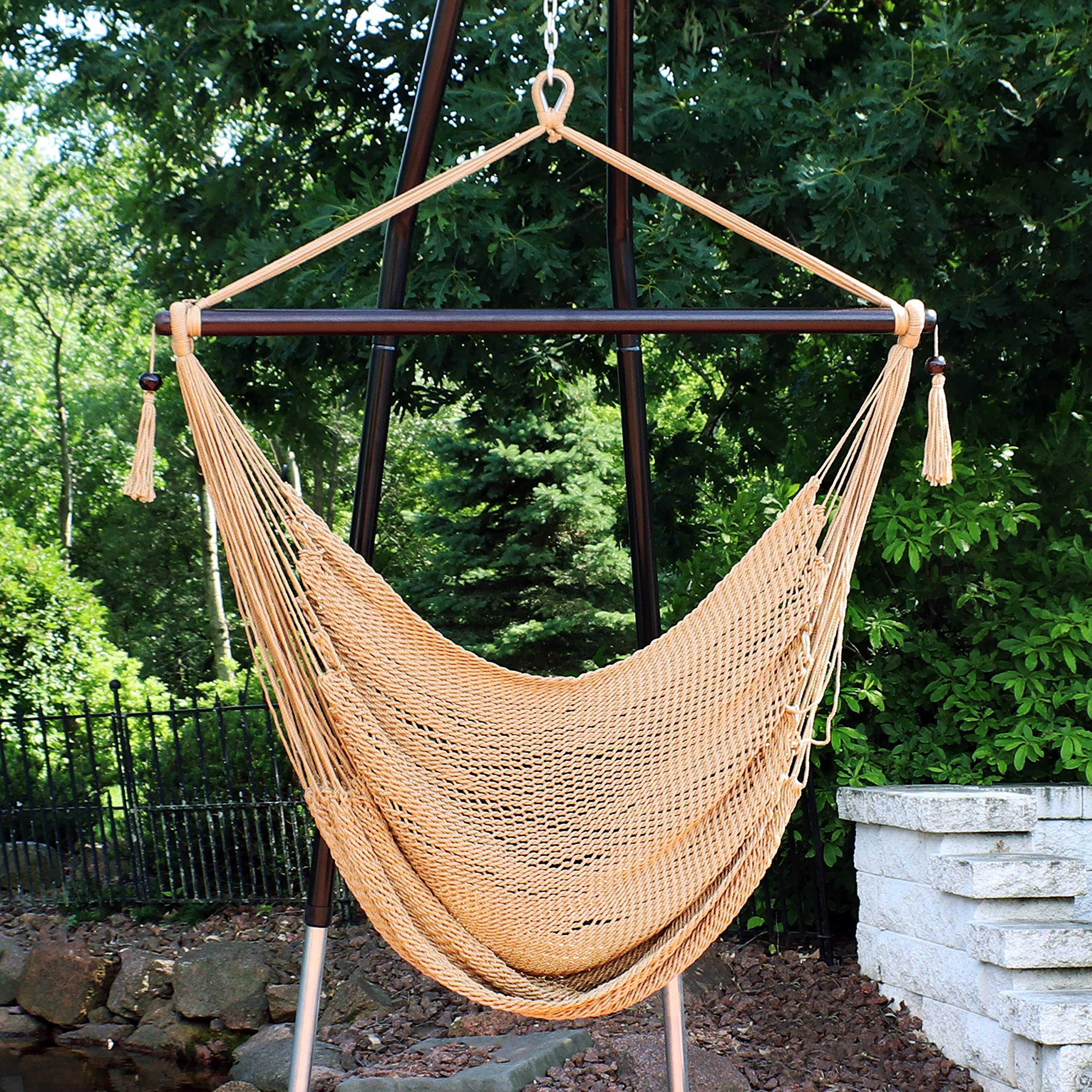 Sunnydaze folded portable storage demonstrating lightweight easy transport