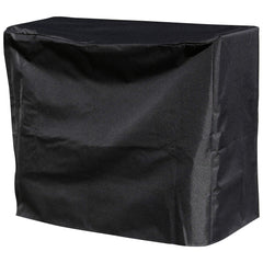 Sunnydaze front view of cover showing snug fit and weather protection