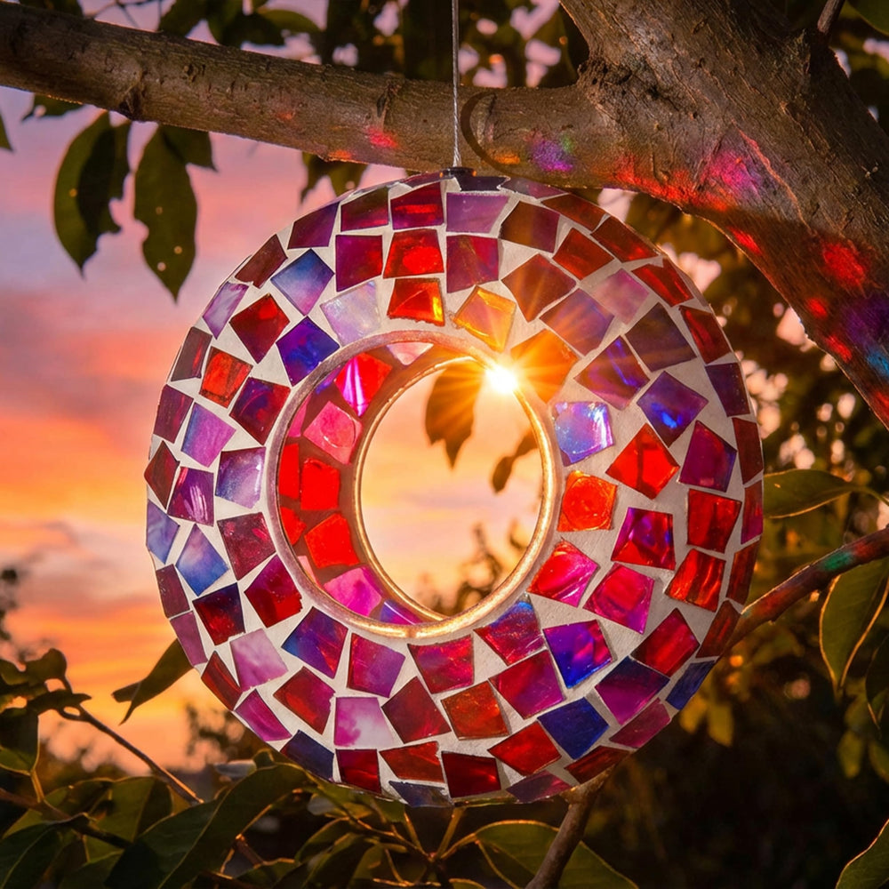 sunnydaze feeder in garden setting enhancing outdoor decor and attracting birds