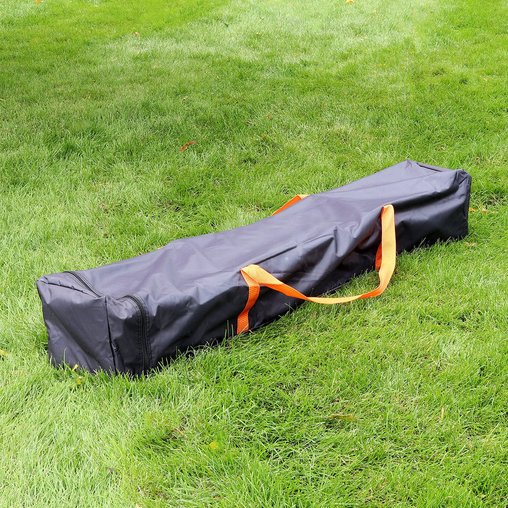 Sunnydaze interior lining detail showing smooth fabric to reduce friction and protect canopy