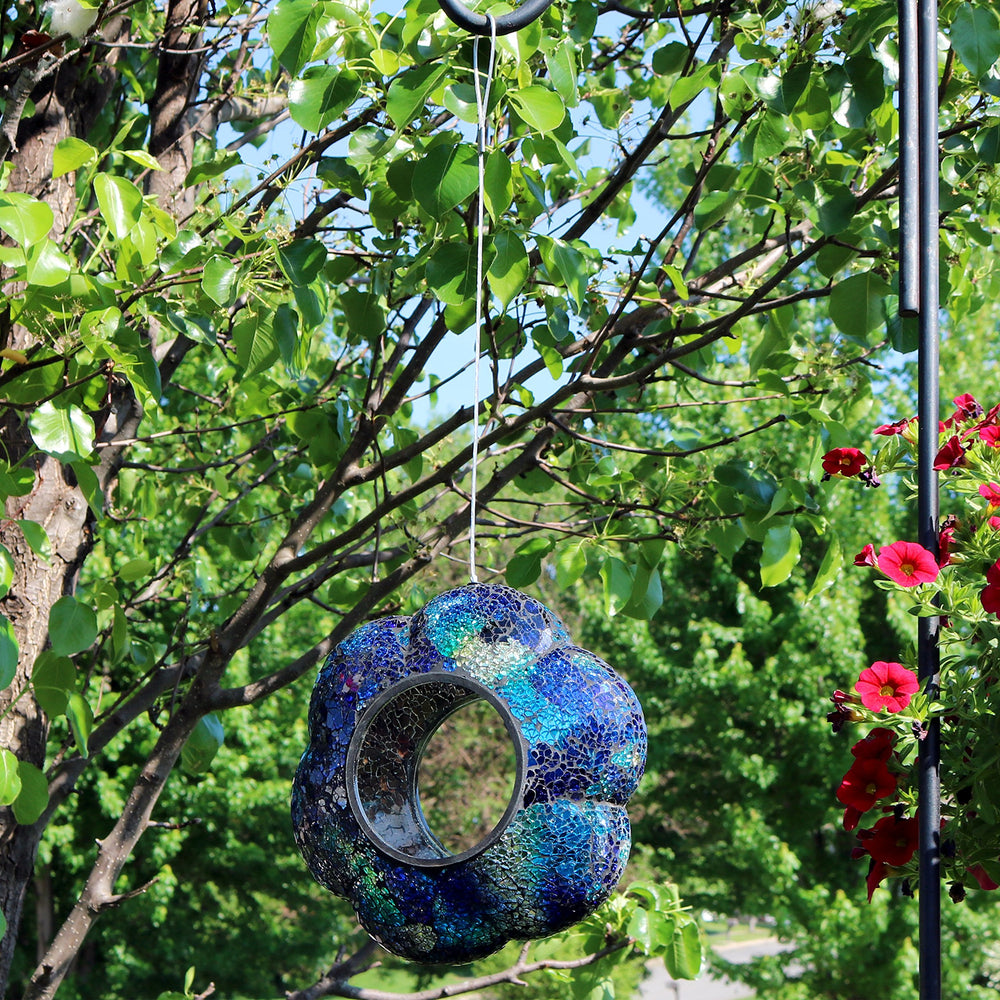 Sunnydaze lifestyle patio display, adds vibrant color to outdoor space
