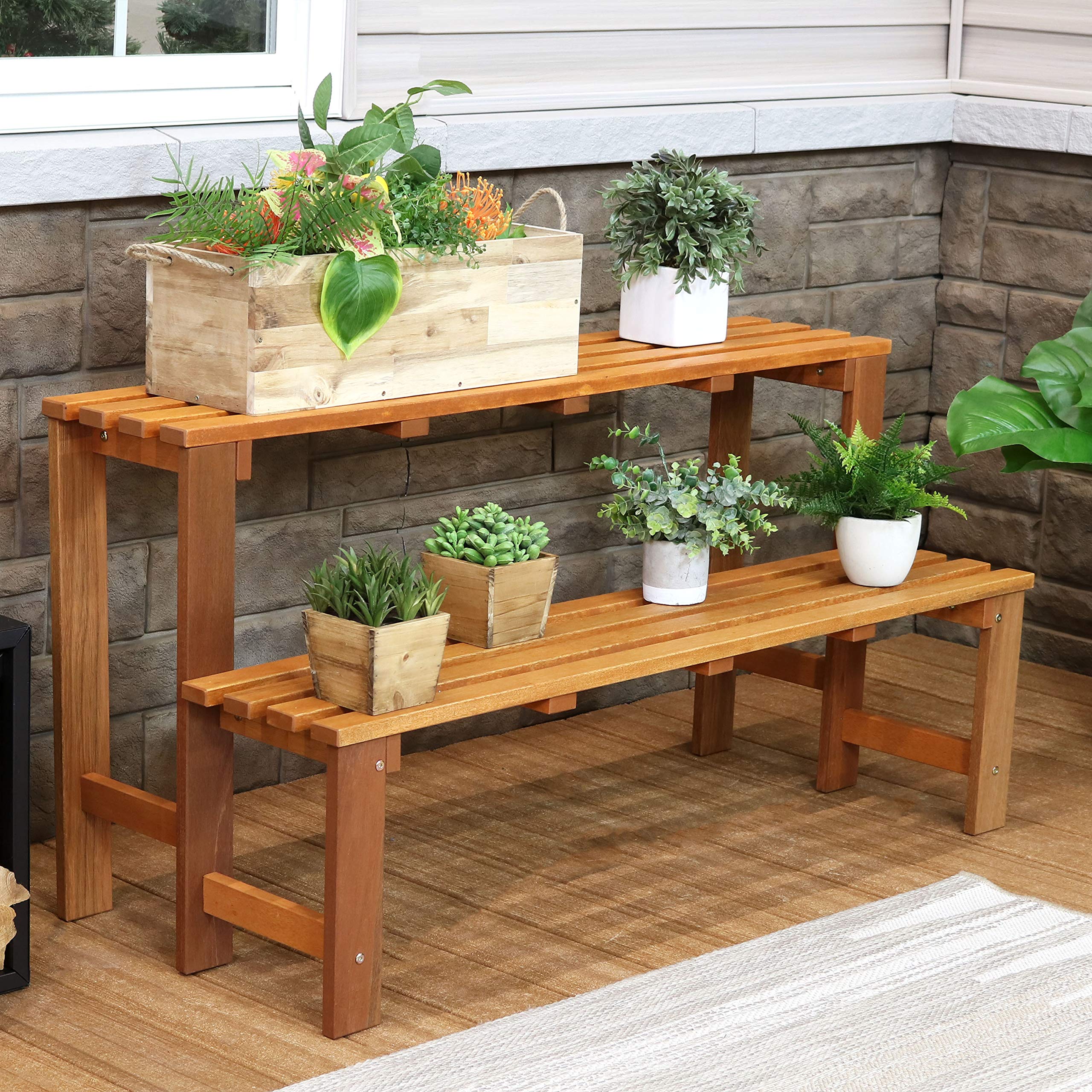 Sunnydaze Decor styled on a covered porch demonstrating outdoor placement and sheltering