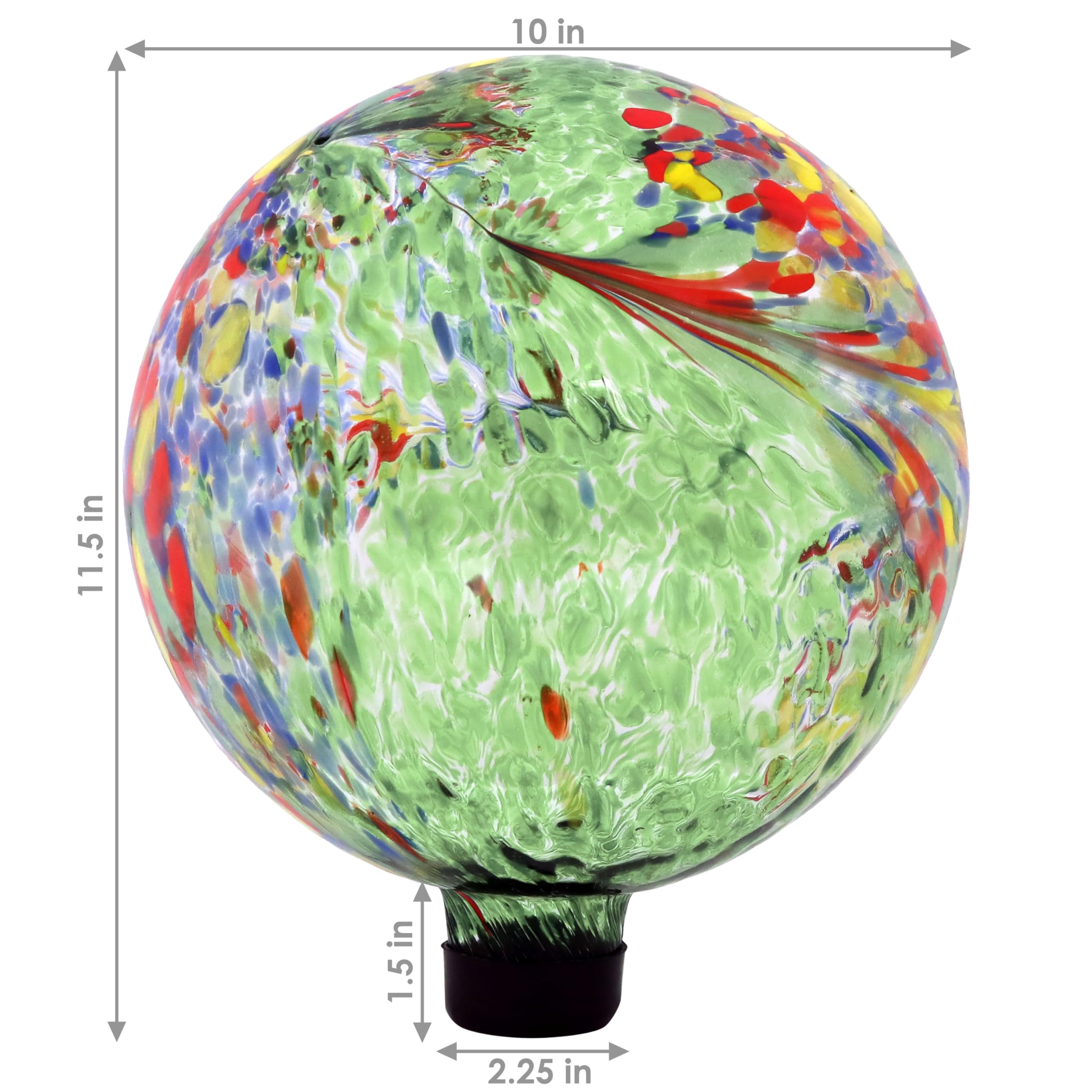 Sunnydaze globe on metal stand showing display option and elevated view
