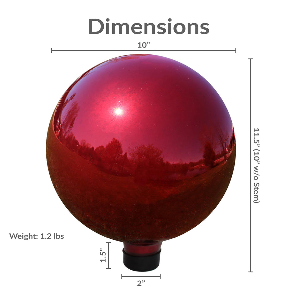 Sunnydaze indoor tabletop display creating reflective accent lighting