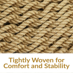 Sunnydaze seat width scale comparison illustrating roomy 40 inch sitting area