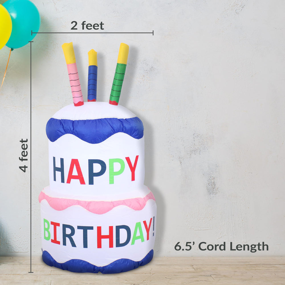 Sunnydaze stakes and ropes anchoring inflatable for secure outdoor display