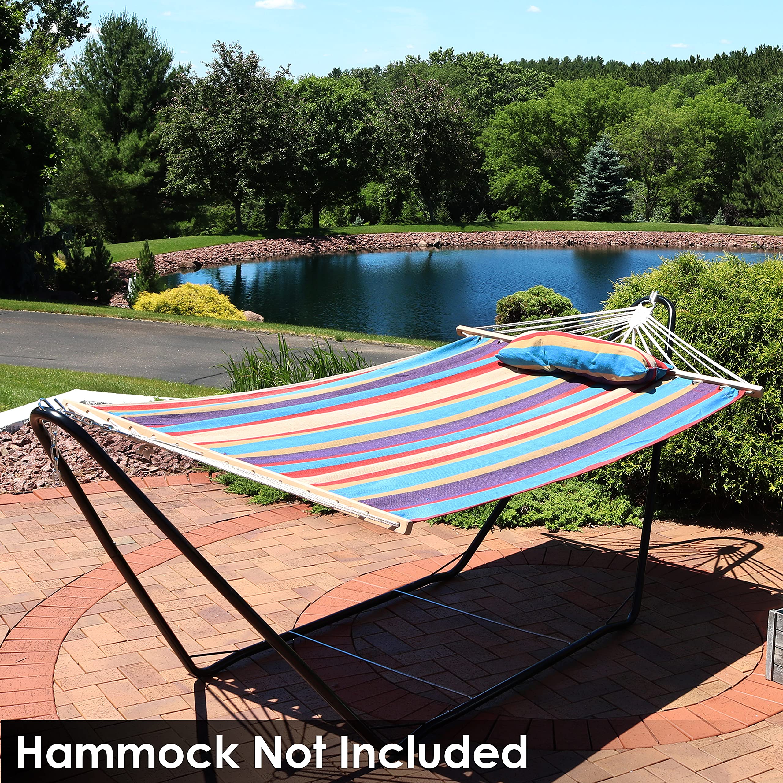 Sunnydaze Decor in a backyard setting showing how it creates a cozy outdoor lounge
