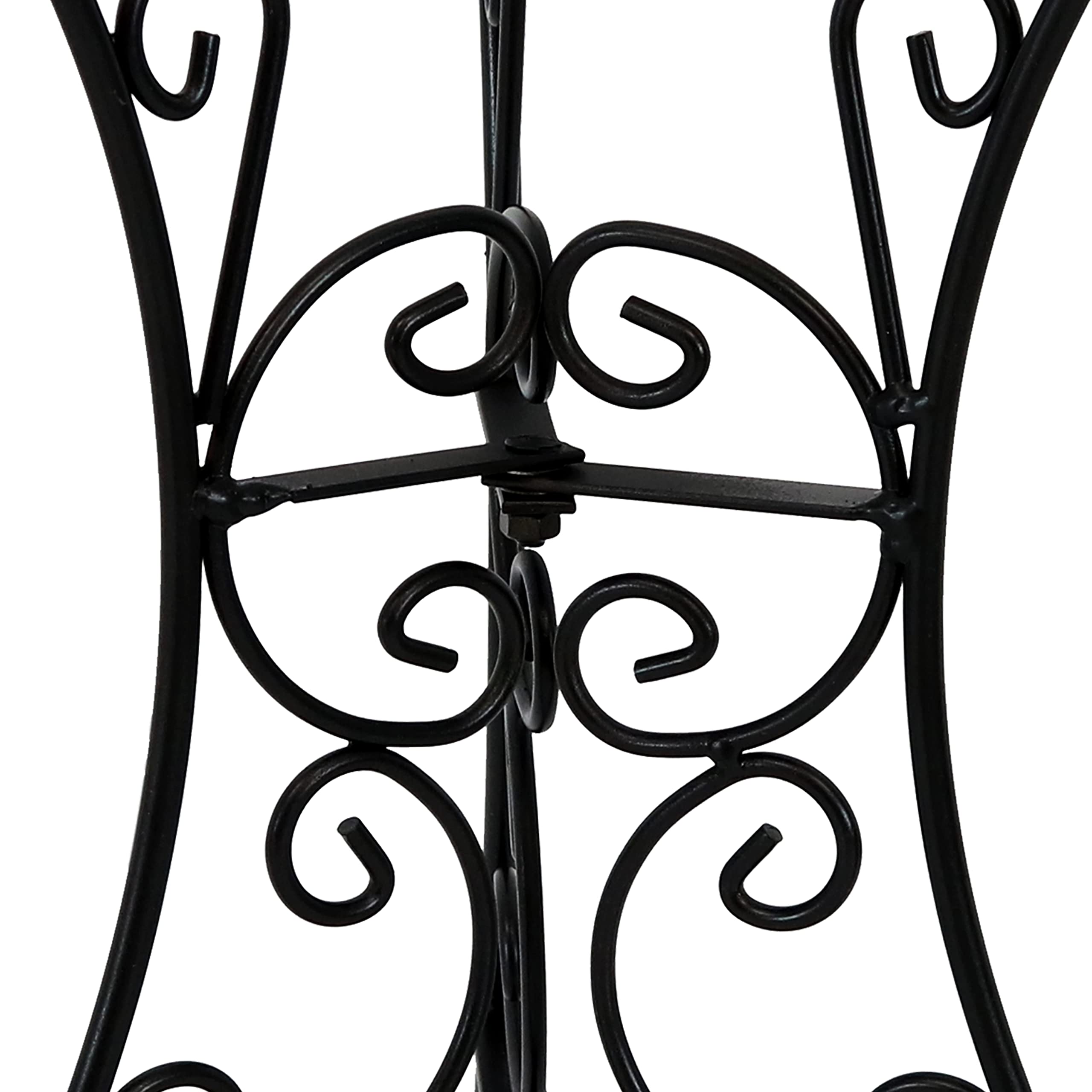 Sunnydaze stand powder-coated finish close-up showing weather-resistant protection