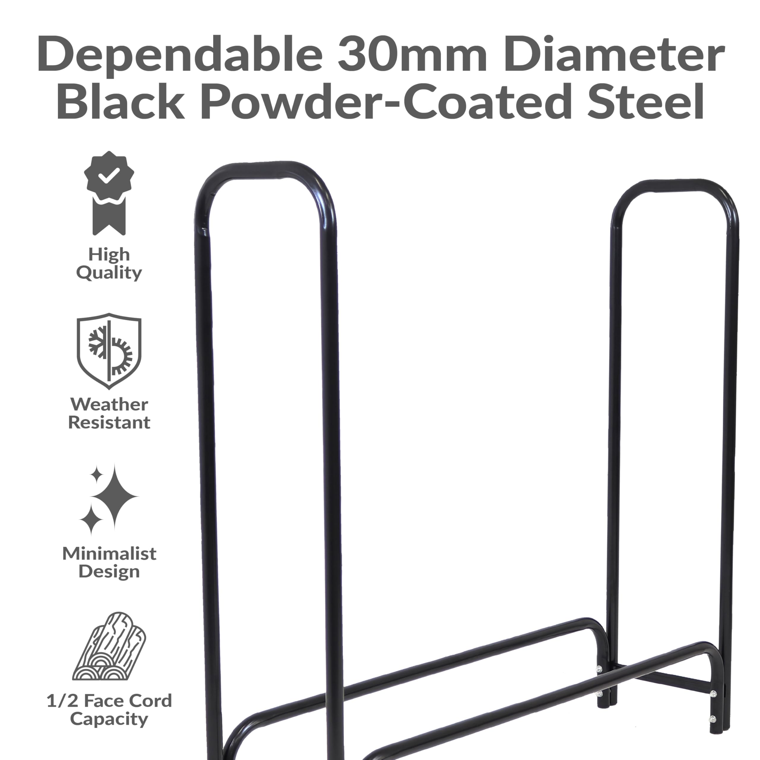 Sunnydaze tubular steel frame detail demonstrating sturdy construction