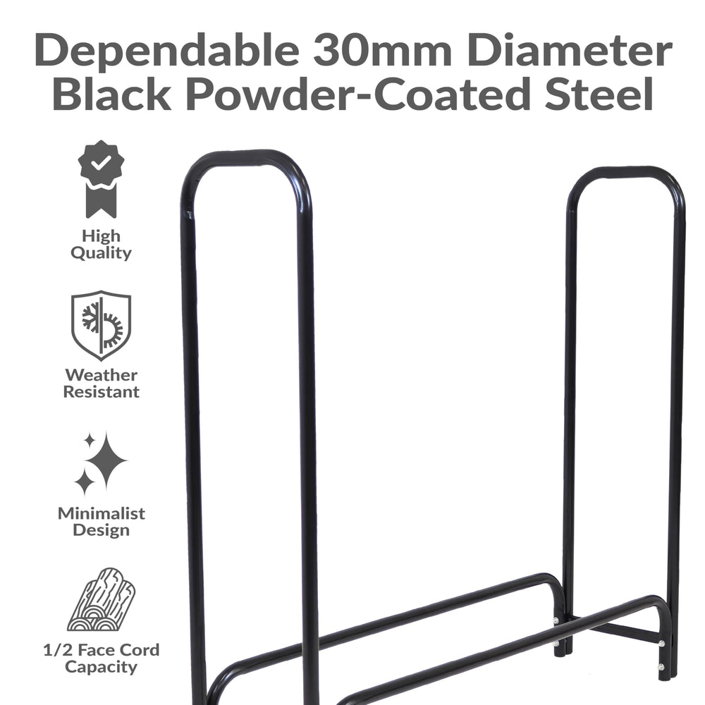 Sunnydaze tubular steel frame detail demonstrating sturdy construction