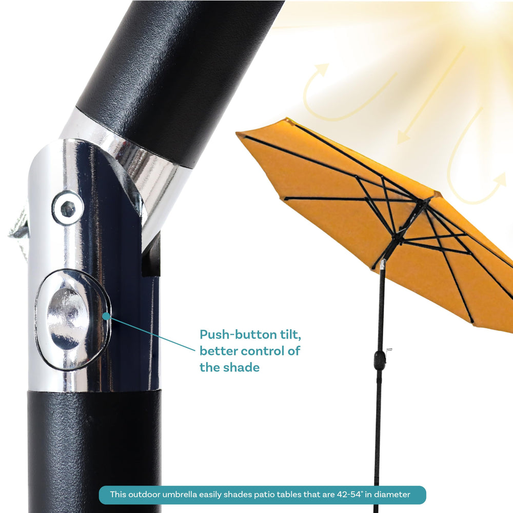 Sunnydaze vented top detail improving airflow and wind resistance