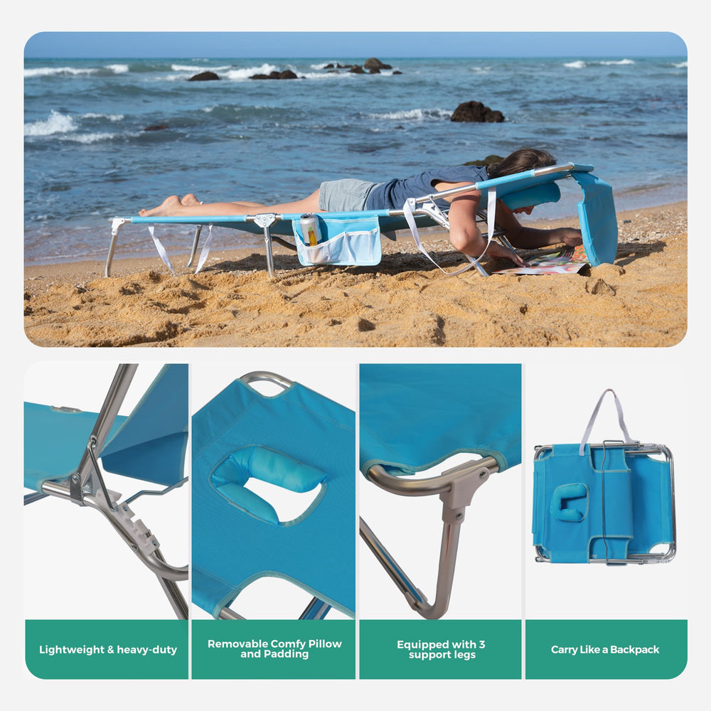 SUNNYFEEL backpack straps shown for hands-free carrying benefit