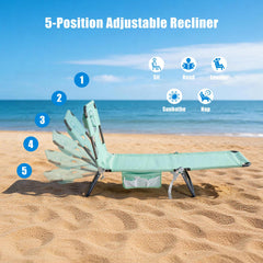 SUNNYFEEL folded lounger compact size for easy transport benefit