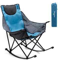 SUNNYFEEL front view of blue chair showing padded high-back and comfort