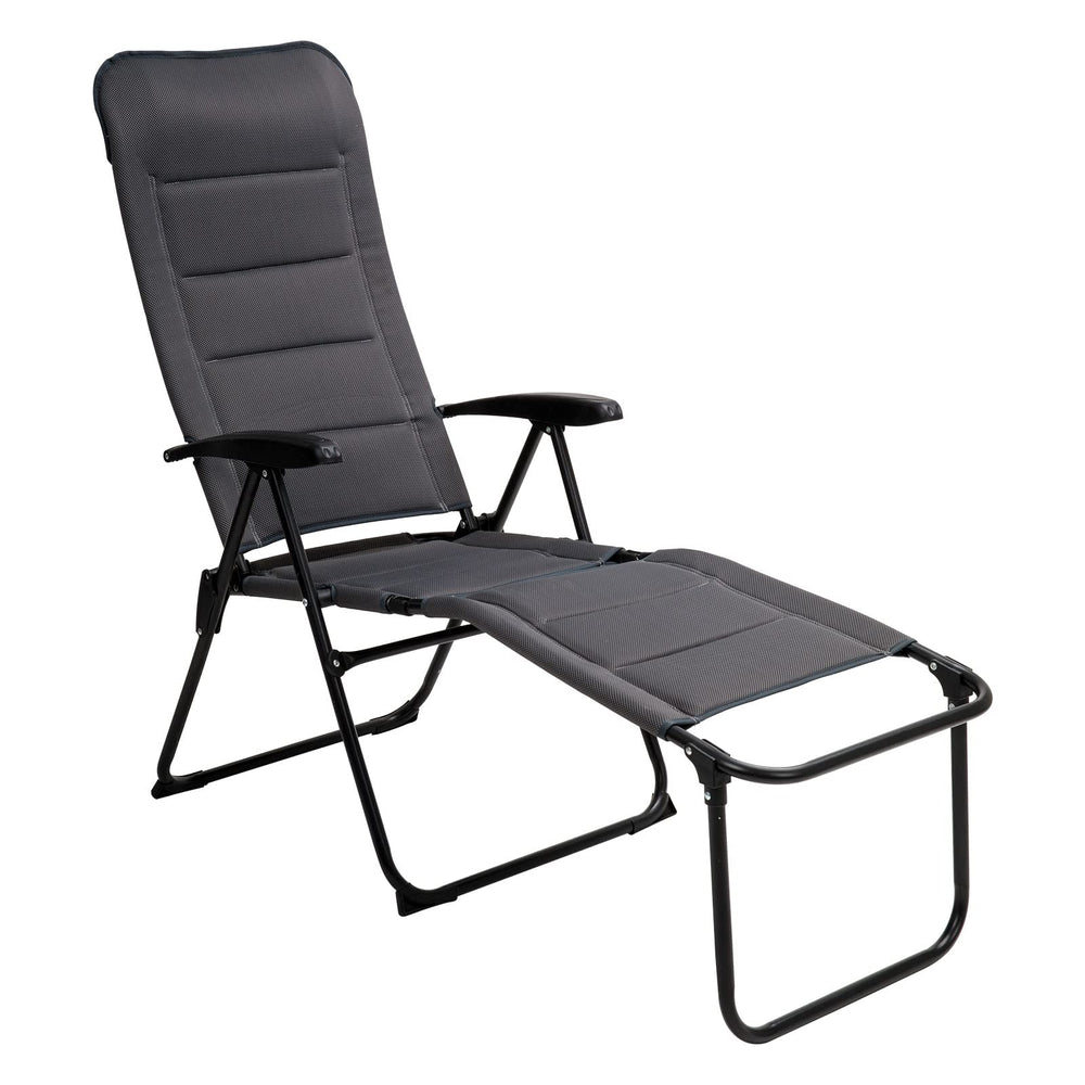 SUNNYFEEL front view of chair and ottoman showing comfortable lounger