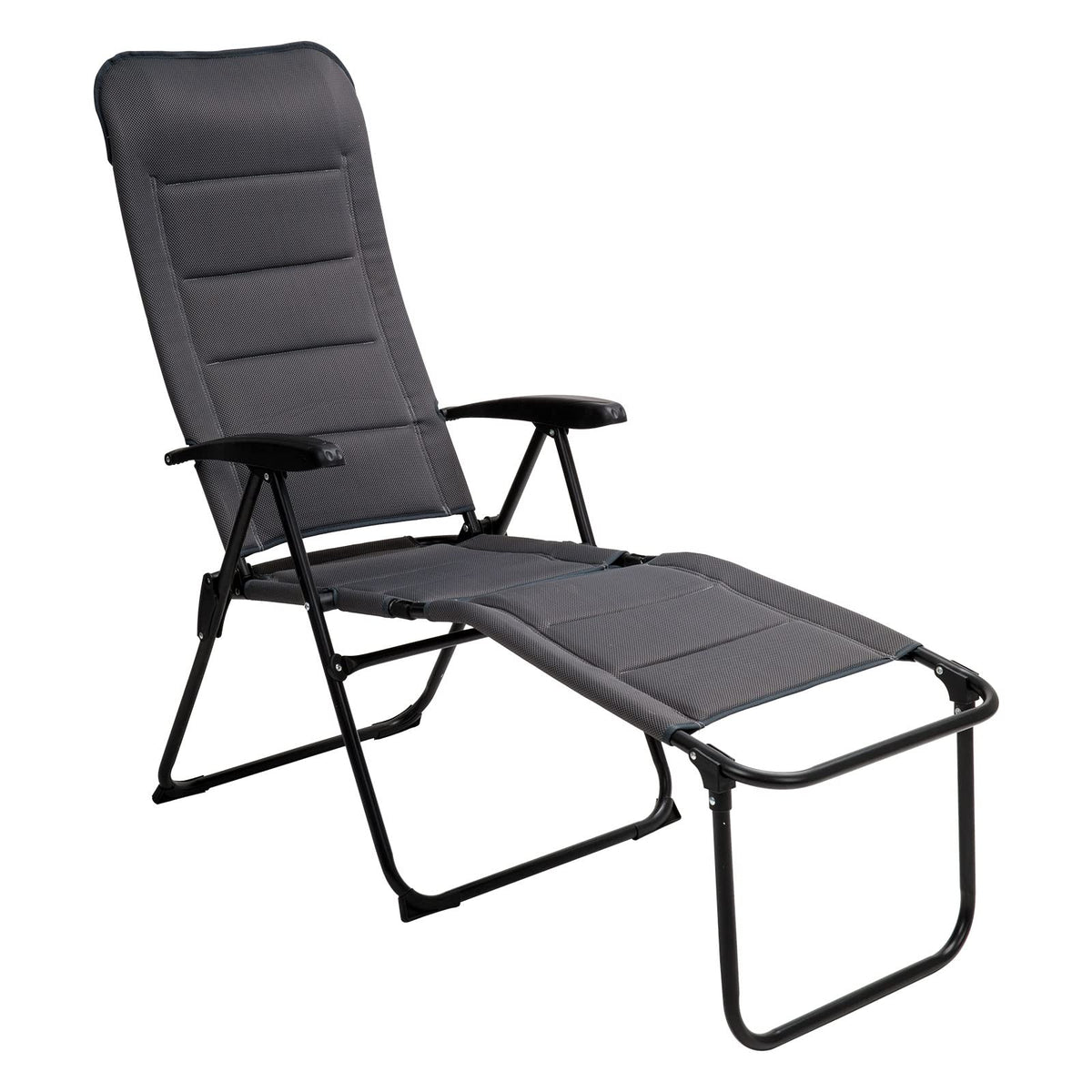 SUNNYFEEL front view of chair and ottoman showing comfortable lounger