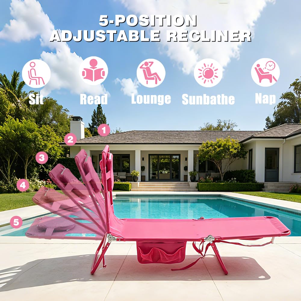 SUNNYFEEL side profile flat position illustrating full-body tanning benefit