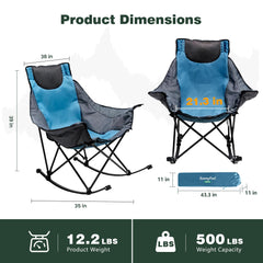 SUNNYFEEL side angle highlighting gentle rocking motion and stability
