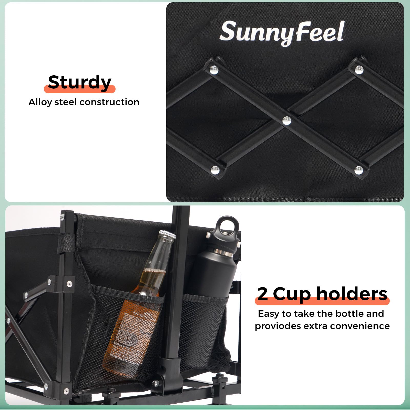 SUNNYFEEL detachable double-layer 600D fabric bed removed for cleaning convenience