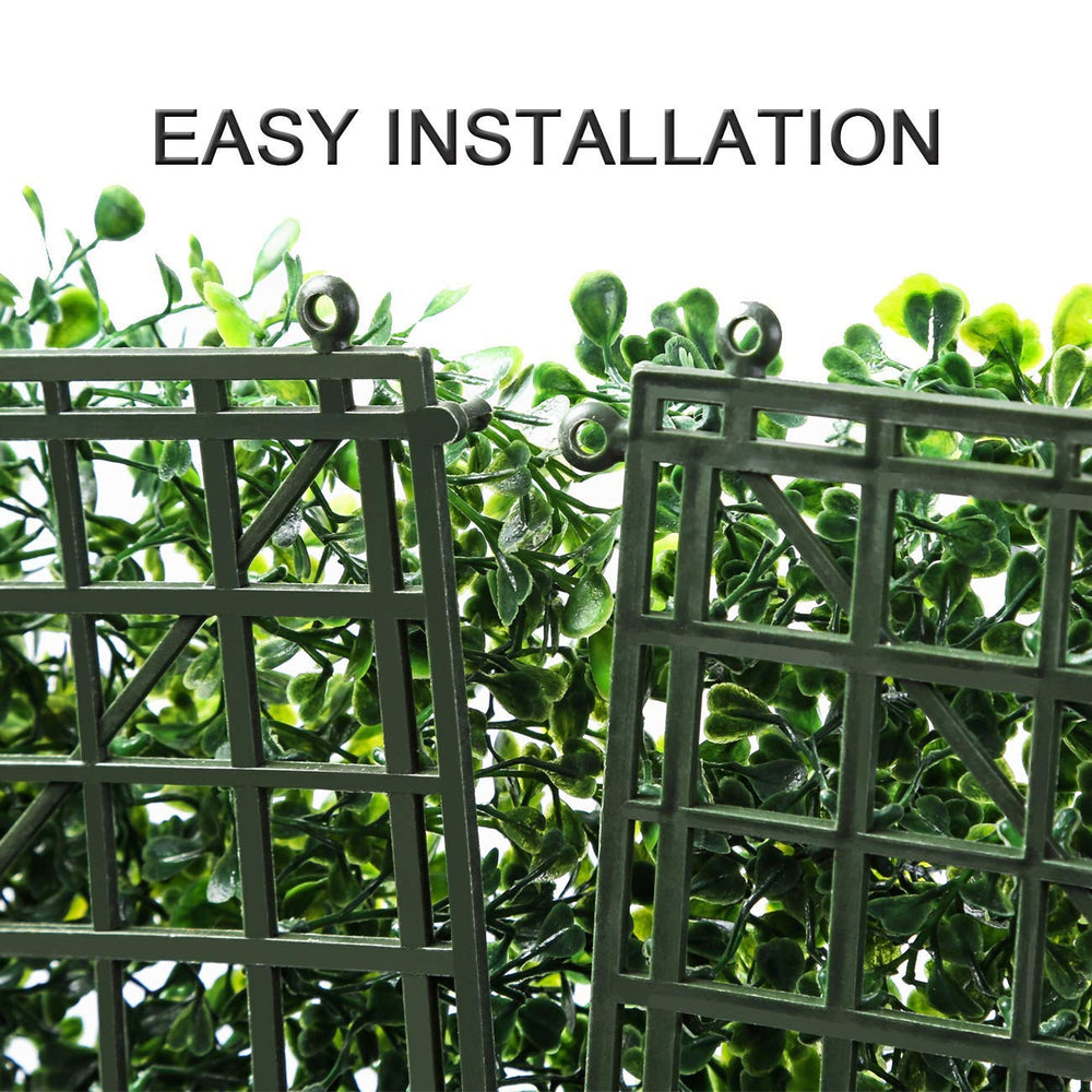 Sunnyglade close-up of boxwood leaf texture highlighting realistic look and durable material