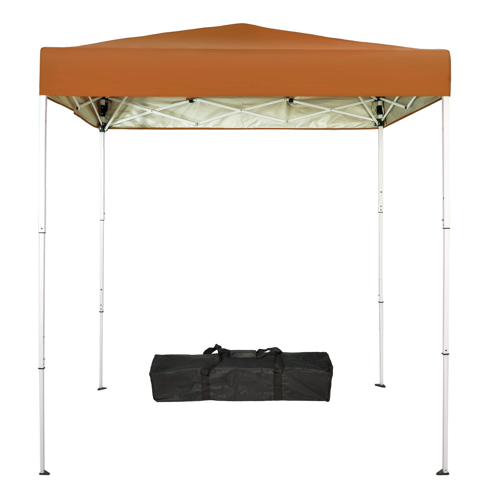 Sunnyglade front view canopy tan showing instant shade benefit