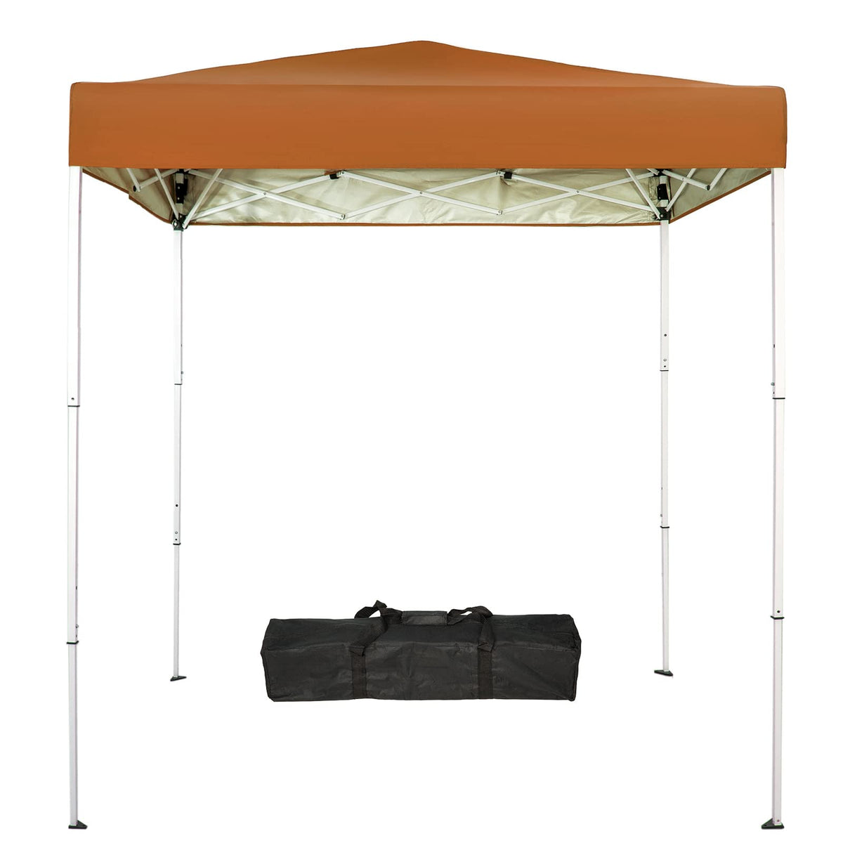 Sunnyglade front view canopy tan showing instant shade benefit