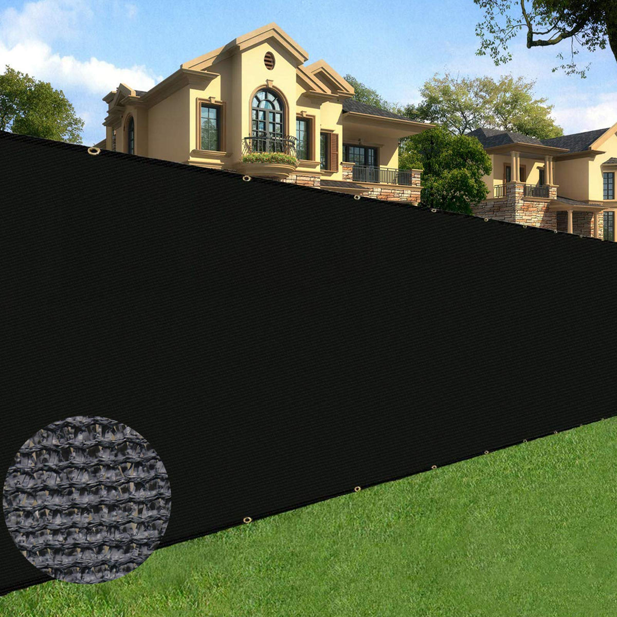 Sunnyglade vista frontal 6x50 cubre valla y mejora privacidad