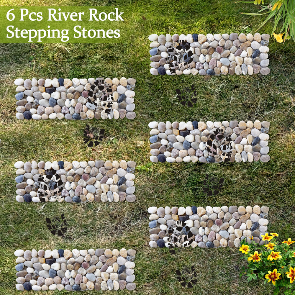 Sunnyglade stones arranged in a garden path illustrating flexible layout options