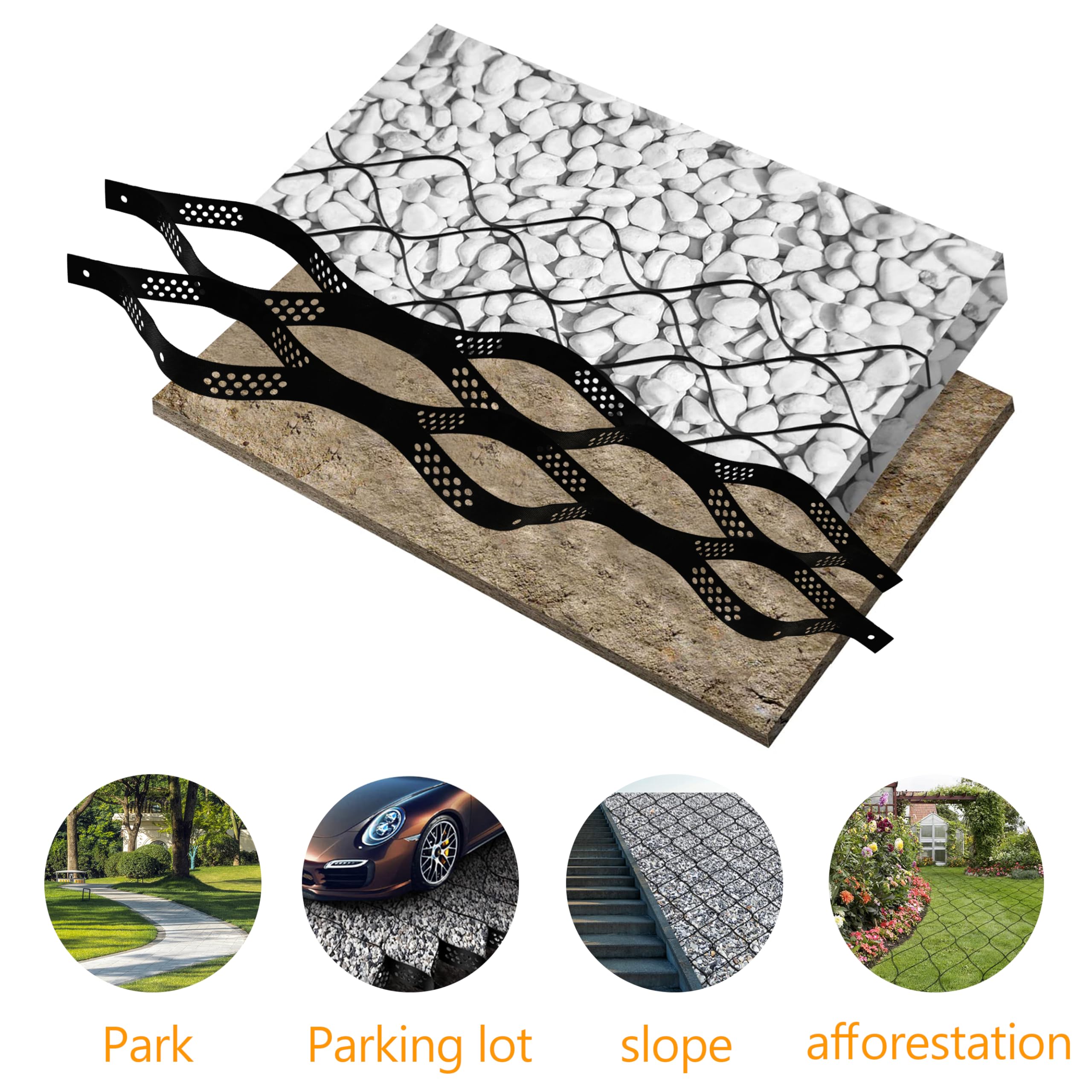 Sunnyglade product label and specs highlighting HDPE material and 1880 lb capacity