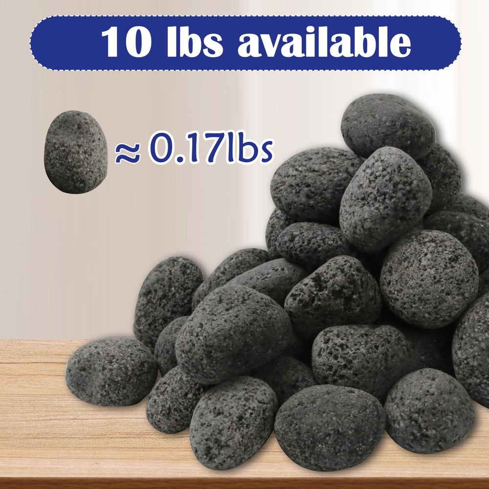 Sunnyglade lava rocks used as garden mulch conserving soil moisture